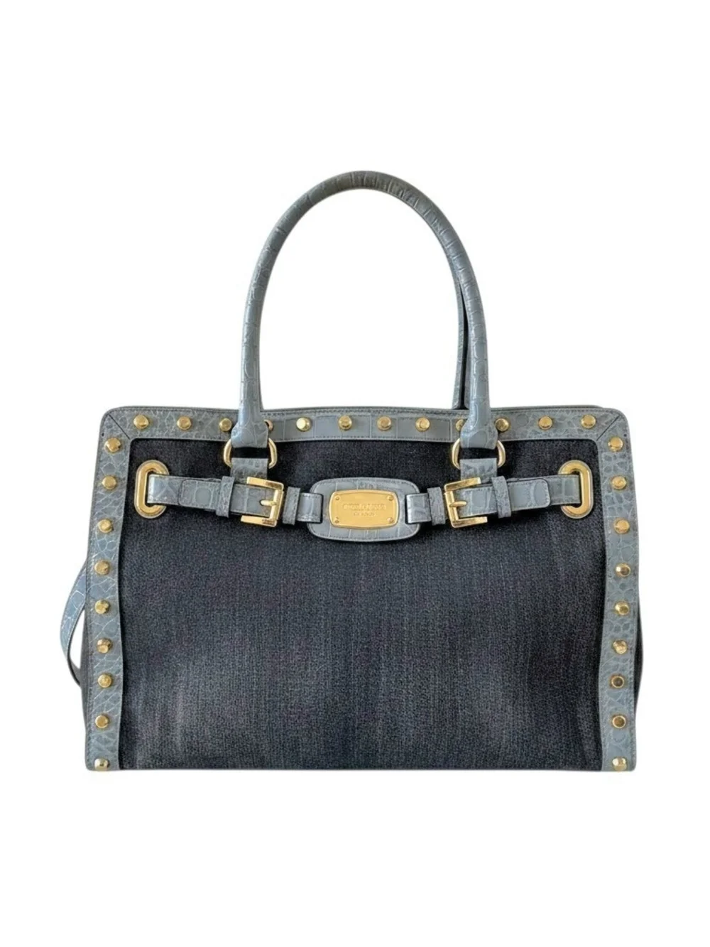 Michael Kors Hamilton Denim Satchel